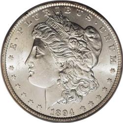 1894 $1 MS62 PCGS.