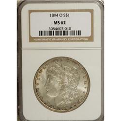 1894-O $1 MS62 NGC