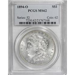 1894-O $1 MS62 PCGS.