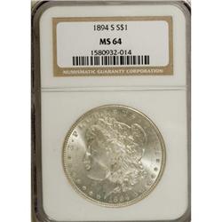 1894-S $1 MS64 NGC