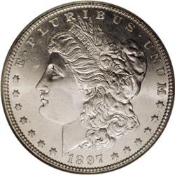 1897 $1 MS67 NGC