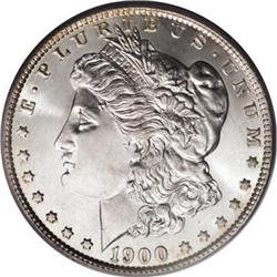 1900-O/CC $1 MS65 PCGS.