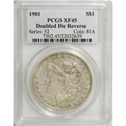 1901 $1 Doubled Die Reverse XF45 PCGS