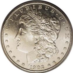 1902-S $1 MS63 Prooflike PCGS.