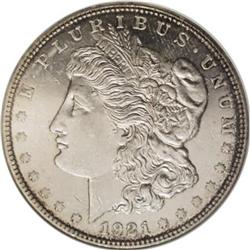 1921 $1 MS62 Prooflike ANACS.