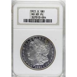 1921-D $1 MS65 Prooflike NGC
