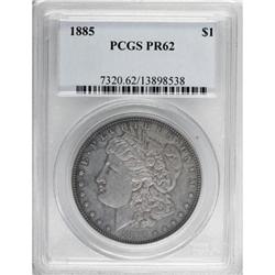 1885 $1 PR62 PCGS
