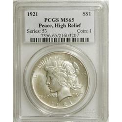 1921 $1 MS65 PCGS