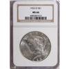 Image 1 : 1922-D $1 MS66 NGC