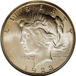 1923-S $1 MS65 NGC