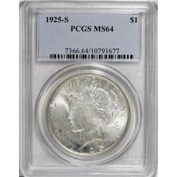 1925-S $1 MS64 PCGS