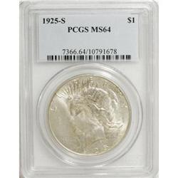 1925-S $1 MS64 PCGS