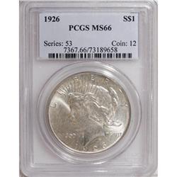 1926 $1 MS66 PCGS