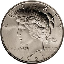 1927 $1 MS65 NGC