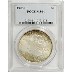 1928-S $1 MS64 PCGS