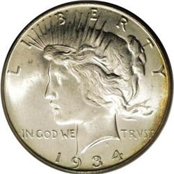 1934-D $1 MS66 PCGS