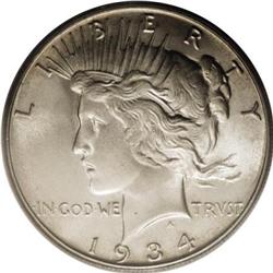 1934-S $1 MS64 PCGS