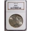 Image 1 : 1935 $1 MS66 NGC
