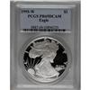 Image 3 : 1995-W S$1 Silver Eagle PR69 Deep Cameo PCGS. A richly