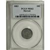 Image 1 : 1883 10C Hawaii Ten Cents MS62 PCGS
