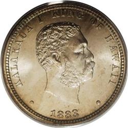 1883 25C Hawaii Quarter MS66 PCGS