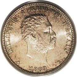 1883 25C Hawaii Quarter MS66 PCGS