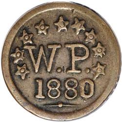 1880 TOKEN Wailuku AU50 PCGS