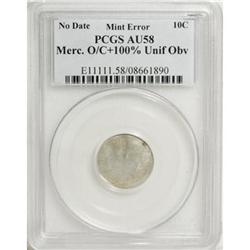 No Date 10C AU58 PCGS