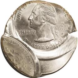 Off Center, Double Struck Statehood Quarter MS65