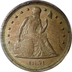 1854 E1C One Cent, Judd-159, Pollock-186, High