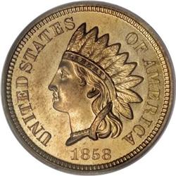 1858 P1C Indian Cent, Judd-212, Pollock-256,