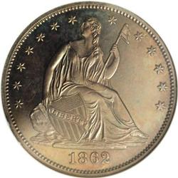 1862 50C Half Dollar, Judd-293, Pollock-351,