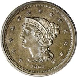 1863 3C Three Cents, Judd-319, Pollock-384, R.5,