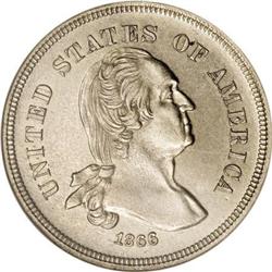 1866 5C Five Cents, Judd-461, Pollock-535, R.5,