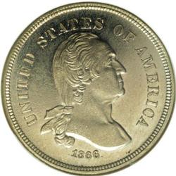 1866 5C Five Cents, Judd-461, Pollock-535, R.5,