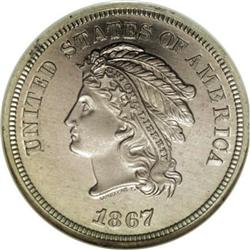 1867 5C Five Cents, Judd-562, Pollock-623, Low