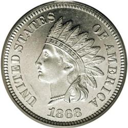 1868 1C One Cent, Judd-612, Pollock-677, Low