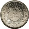 Image 2 : 1868 2C Two Cents, Judd-614, Pollock-679, Low