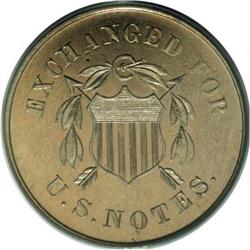 1868 10C Ten Cents, Judd-644, Pollock-716, High