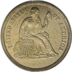 1869 10C Ten Cents, Judd-714, Pollock-793, Low