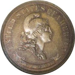 1869 50C Standard Silver Half Dollar, Judd-745,