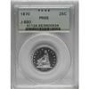 Image 3 : 1870 25C Standard Silver Quarter Dollar,