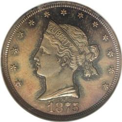 1875 20C Sailor Head Twenty Cents, Judd-1392,