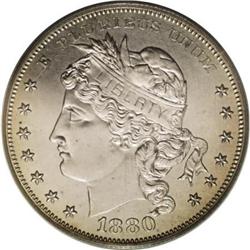 1880 $1 Goloid Metric Dollar, Judd-1651,