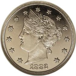 1882 5C PR65 Deep Cameo NGC