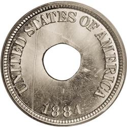 1884 1C MS66 Red PCGS