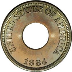 1884 1C One Cent, Judd-1721, Pollock-1929, R.5,