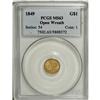 Image 1 : 1849 G$1 Open Wreath MS63 PCGS