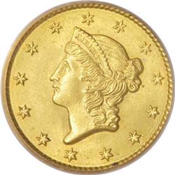 1849 G$1 Closed Wreath MS65 PCGS