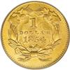 Image 2 : 1854 G$1 Type Two MS62 PCGS